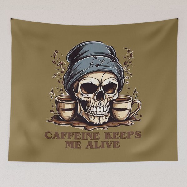 Item preview, Fueled by Caffeine-Caffeine Keeps Me Alive designed and sold by Szpaku desart .