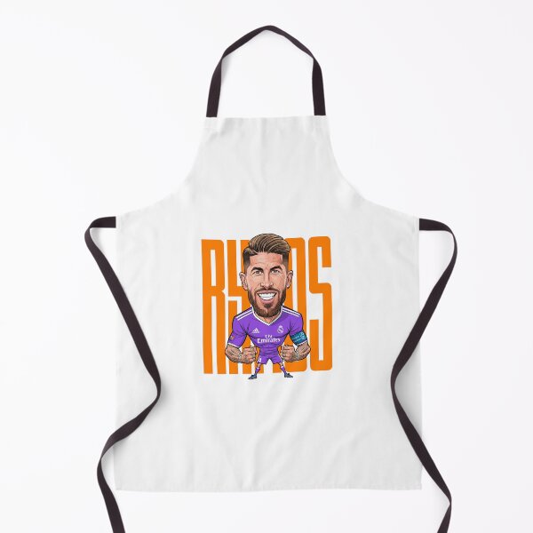 Item preview, A funny caricature of Real Madrid legend Sergio Ramos designed and sold by vectorlove.