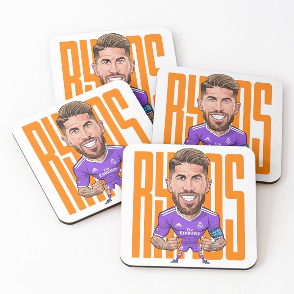 Item preview, A funny caricature of Real Madrid legend Sergio Ramos designed and sold by vectorlove.