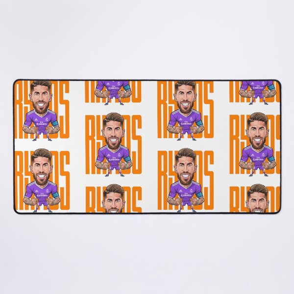 Item preview, A funny caricature of Real Madrid legend Sergio Ramos designed and sold by vectorlove.