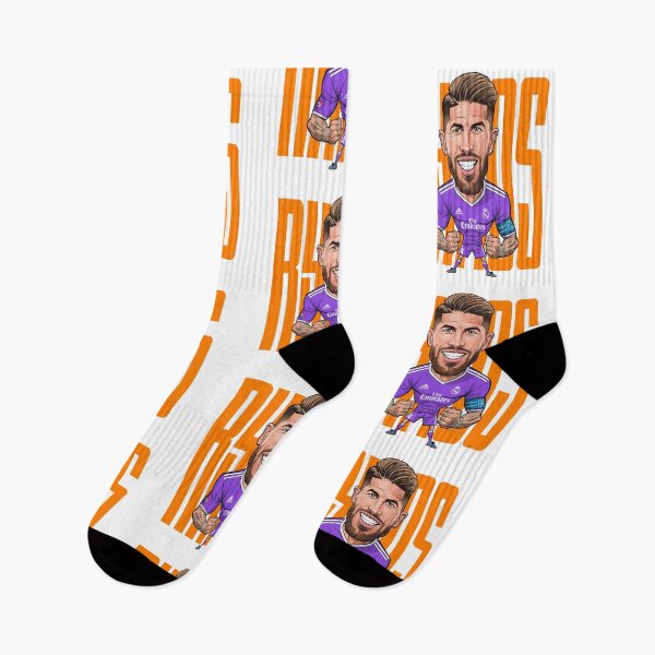 Item preview, A funny caricature of Real Madrid legend Sergio Ramos designed and sold by vectorlove.