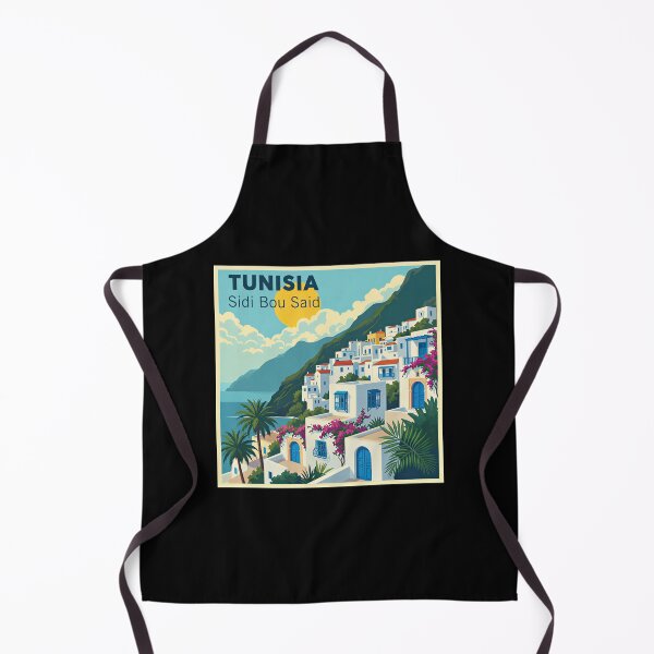 Item preview, A Nostalgic Classic Travel Poster – Tunisia Sidi Bou Said designed and sold by Blok45.