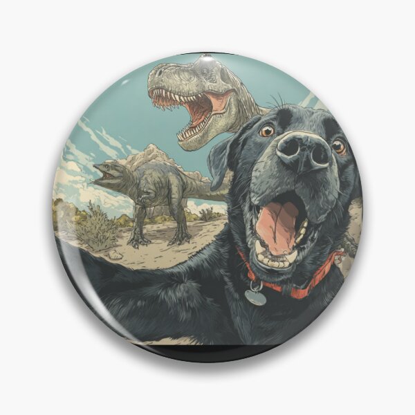 Item preview, Labrador Dog T-Rex Dino Selfie  designed and sold by MojaveTradePost.