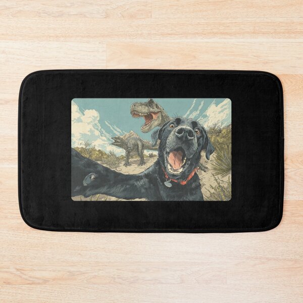Item preview, Labrador Dog T-Rex Dino Selfie  designed and sold by MojaveTradePost.