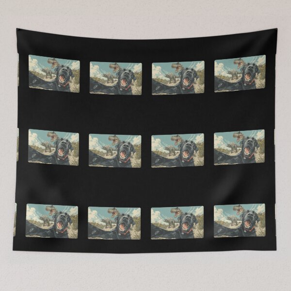 Item preview, Labrador Dog T-Rex Dino Selfie  designed and sold by MojaveTradePost.