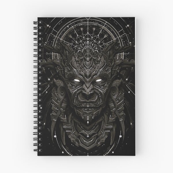 Item preview, Dark Techno Deity Sacred Geometry designed and sold by DarkSpaceVibes.