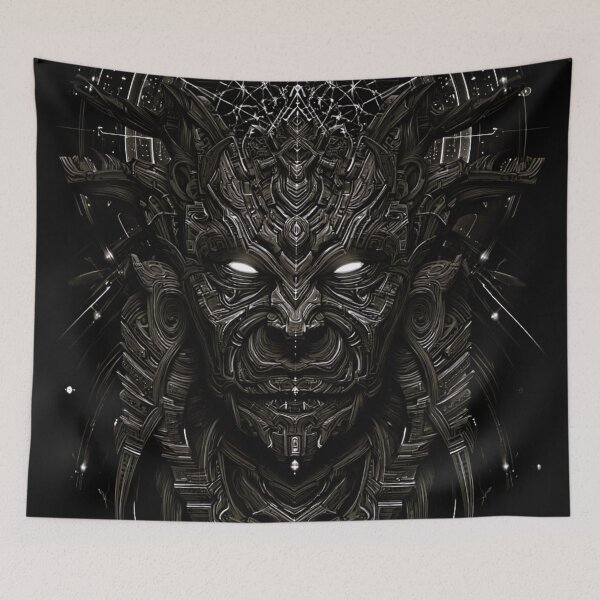Item preview, Dark Techno Deity Sacred Geometry designed and sold by DarkSpaceVibes.
