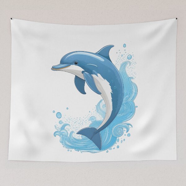 Item preview, Blue Ocean Dolphin designed and sold by RockitBaby.