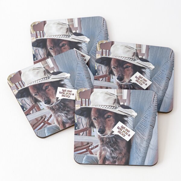 Item preview, Dog wearing cowboy hat designed and sold by J+J Photography.