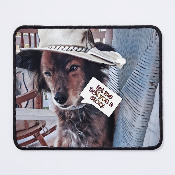 Item preview, Dog wearing cowboy hat designed and sold by J+J Photography.