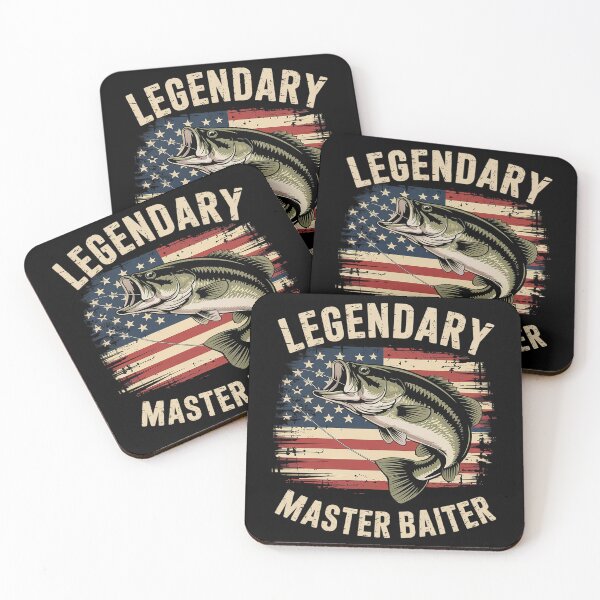 Item preview, Legendary Master Baiter Fishing American Flag  designed and sold by FadeOfThrone.