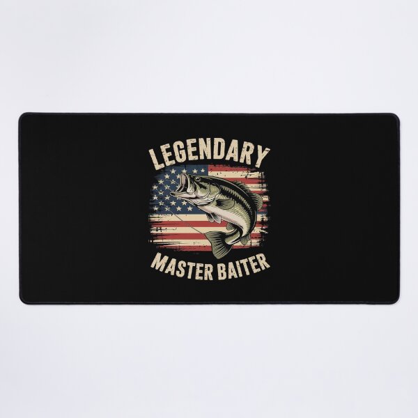 Item preview, Legendary Master Baiter Fishing American Flag designed and sold by FadeOfThrone.