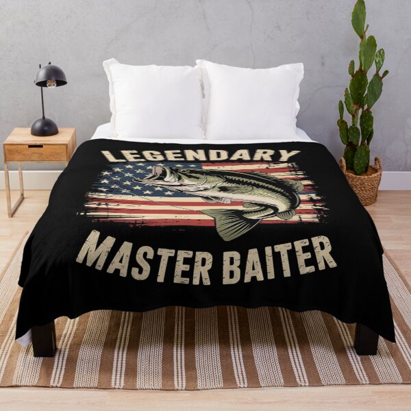 Item preview, Legendary Master Baiter Fishing American Flag  designed and sold by FadeOfThrone.