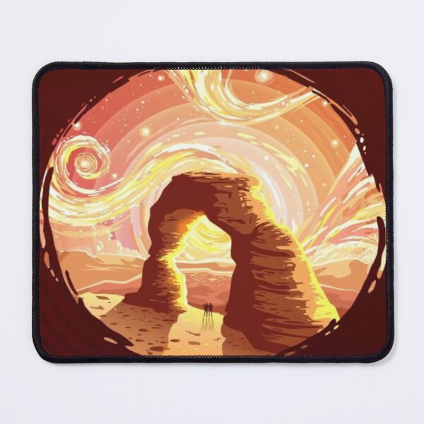 Item preview, Drawing of Vibrant Desert Arch View designed and sold by NivyasArtistry.