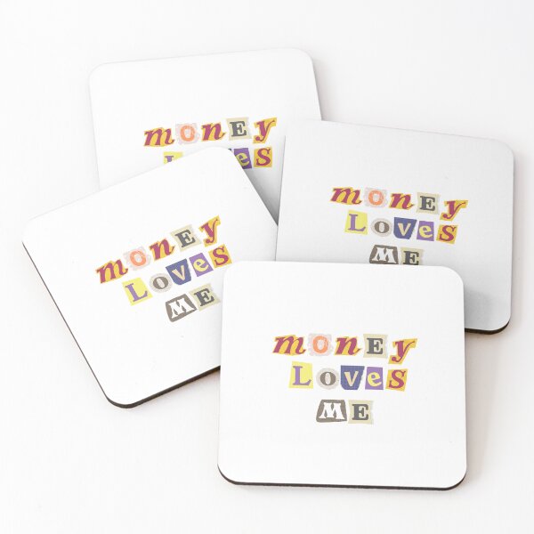 Item preview, Money Loves Me — Manifestation Scrapbook letters Aesthetic Design designed and sold by Dharaamagnetiix.