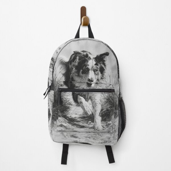 Item preview, A lively Australian Shepherd dog weaving through an agility course, Dogs in Motion designed and sold by CDC40.