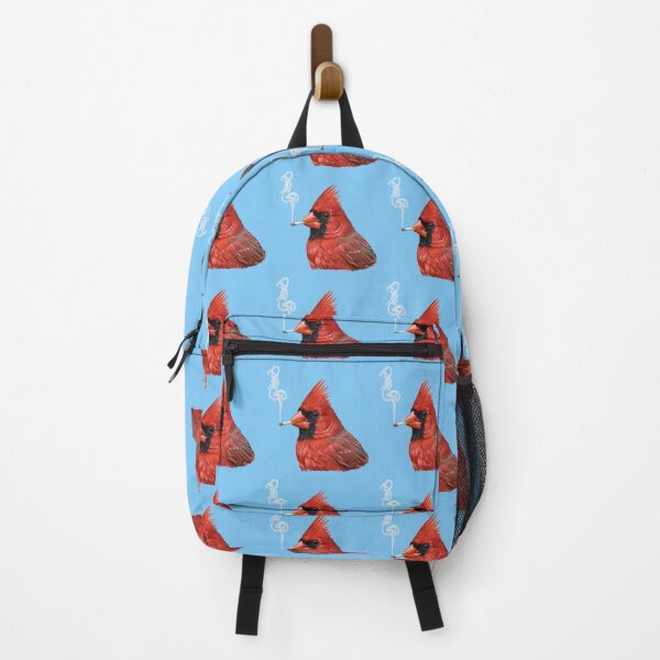 Item preview, Grumpy Red Cardinal Bird Smoking Cigarette designed and sold by TeeARTHY.