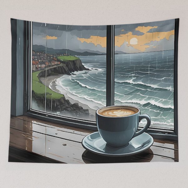 Item preview, Window Seat in the Rain designed and sold by HorizonHues.