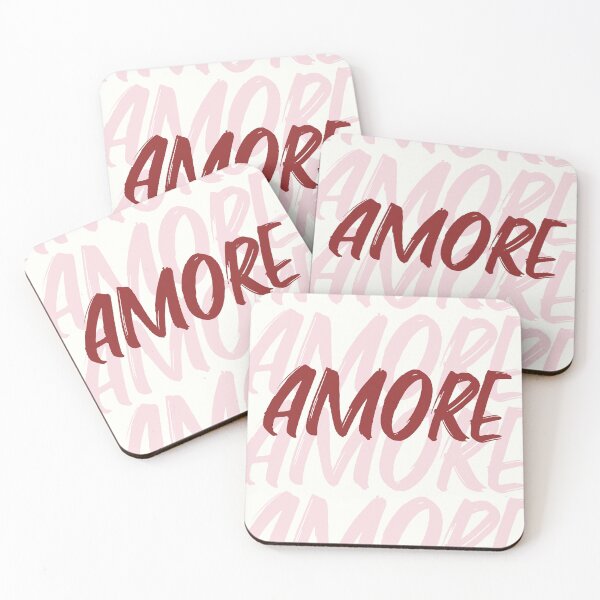 Artikelvorschau, AMORE – Minimalistischer romantischer Textdruck entworfen und verkauft von ISLASOLANA .