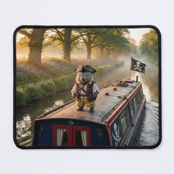 Item preview, Wombat Narrowboat Pirate designed and sold by Tridentulus.