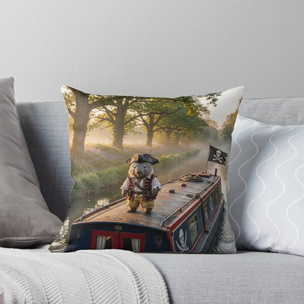 Item preview, Wombat Narrowboat Pirate designed and sold by Tridentulus.