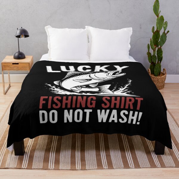 Item preview, Lucky Fishing Tee Do not Wash Tee Bass Fishing Angler Humor designed and sold by FadeOfThrone.