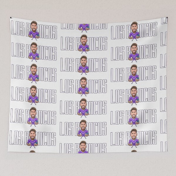 Item preview, Funny caricature of Sergio Ramos Los blancos designed and sold by vectorlove.