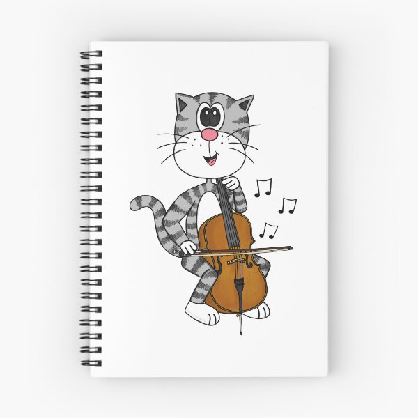 Item preview, Cat Playing Cello, Cellist String Musician Music Teacher designed and sold by doodlerob.