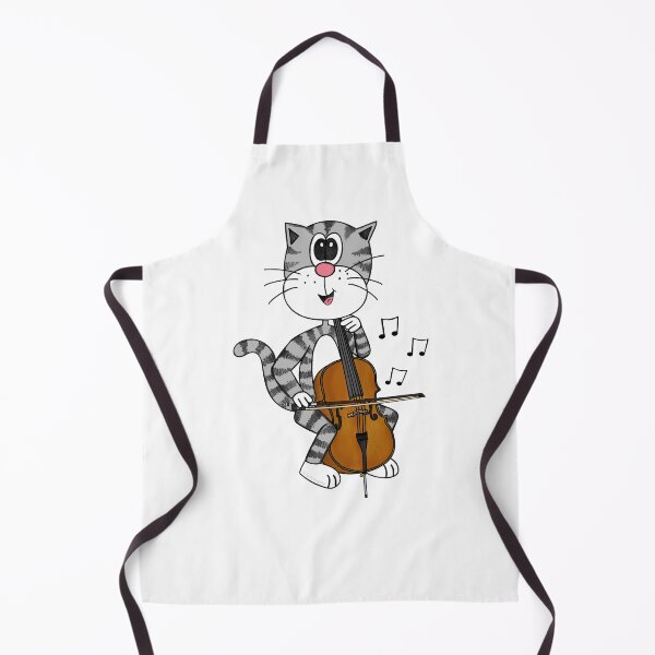 Item preview, Cat Playing Cello, Cellist String Musician Music Teacher designed and sold by doodlerob.