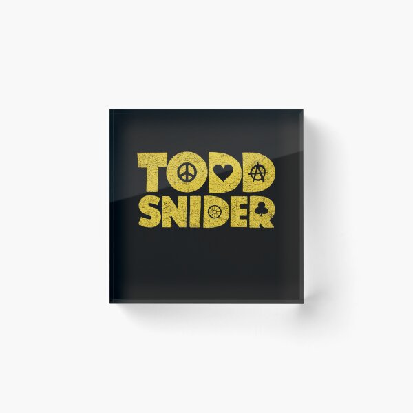 Item preview, Todd Snider Typography Peace Heart Symbol designed and sold by Jamesbaldwin10.