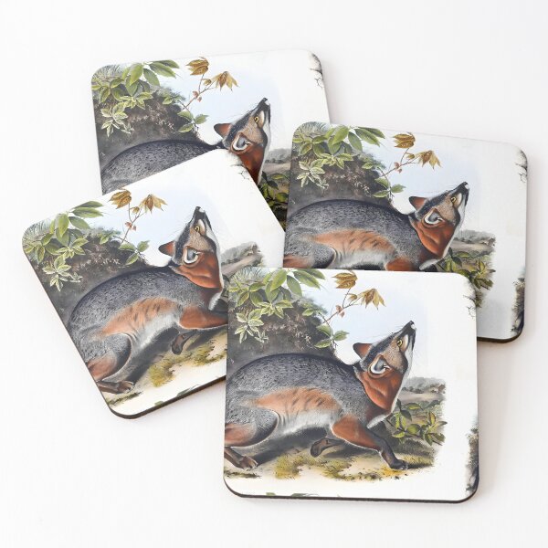 Item preview, Grey Fox - John James Audubon  designed and sold by Jon-Baran.