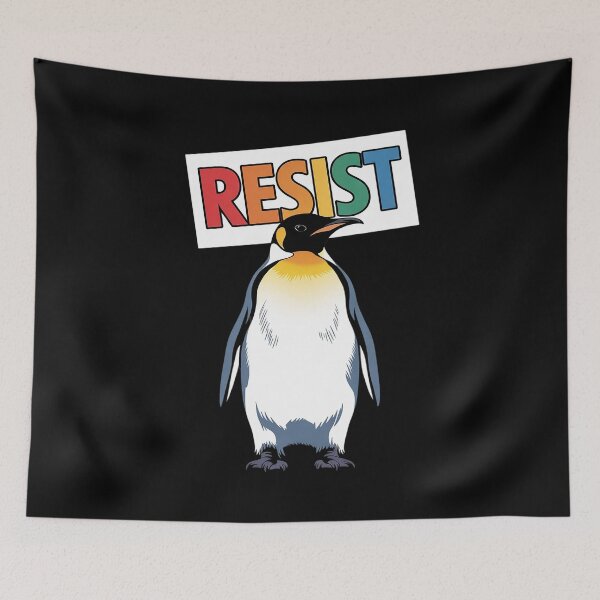 Item preview, Resist Penguin Activism  designed and sold by AquaKiev.