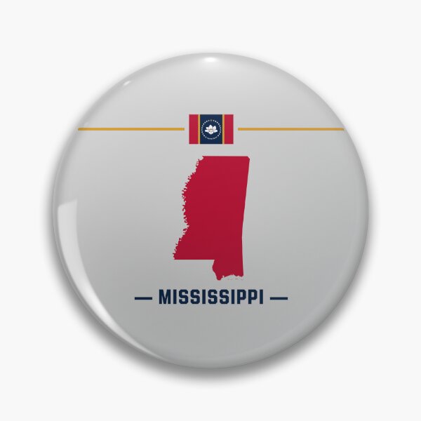 Artikelvorschau, Karte des Bundesstaates Mississippi – Stolz auf die neue Magnolienflagge entworfen und verkauft von mashmosh.