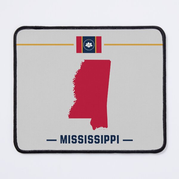 Item preview, Mississippi State Map - New Magnolia Flag Pride designed and sold by mashmosh.