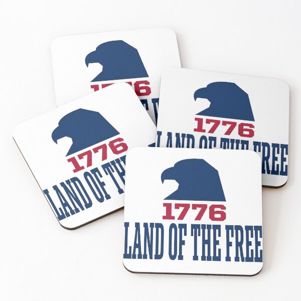 Item preview, Land of the Free 1776 – Bold Eagle Silhouette Vector Design designed and sold by devilfronty.