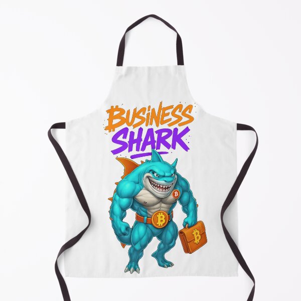 Item preview, Crypto Business Shark – Bold Bitcoin Boss Design designed and sold by BitCrop.