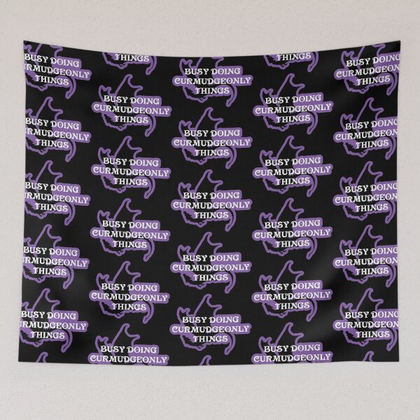 Item preview, Busy Doing Curmudgeonly Things designed and sold by Cosmic Lunatic.