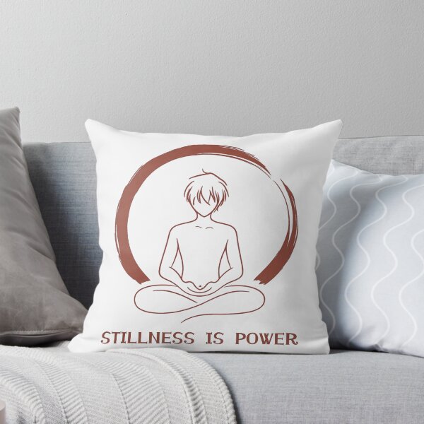 Item preview, Stillness Is Power – Minimal Zen Meditation Line Art designed and sold by SidTastic .