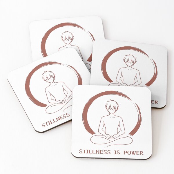 Item preview, Stillness Is Power – Minimal Zen Meditation Line Art designed and sold by SidTastic .