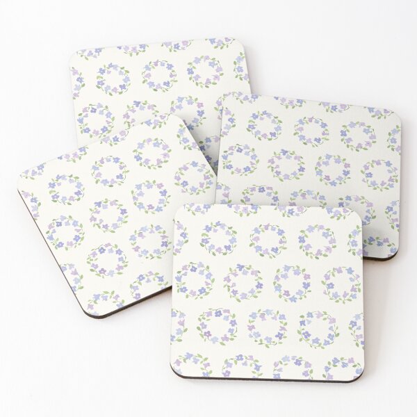 Item preview, Bellflower Ring Path – Vintage Nordic Floral Circles designed and sold by Planthem.