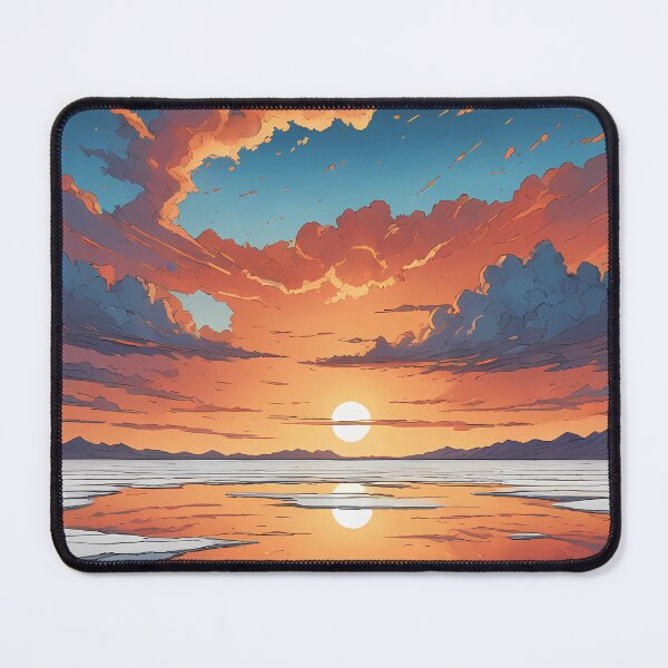 Item preview, Salt Flats Under Fiery Sky designed and sold by HorizonHues.