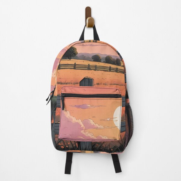 Item preview, Orange Skies Over Open Fields designed and sold by HorizonHues.