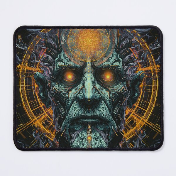 Item preview, Cyber Alchemist With Glowing Halo designed and sold by DarkSpaceVibes.