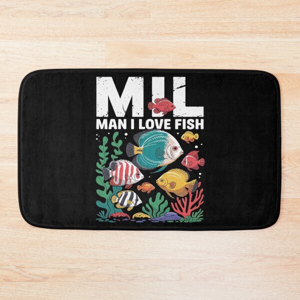 Item preview, MILF Man I Love Fish Fisherman Humor Nature  designed and sold by MarryIsMonth.