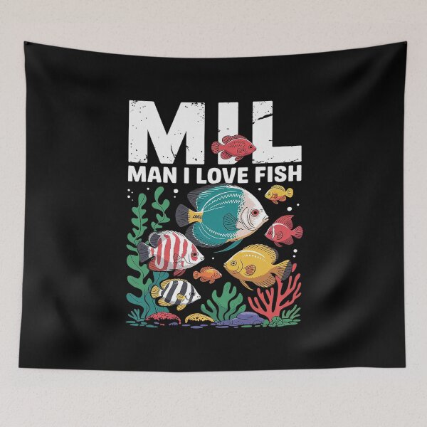 Item preview, MILF Man I Love Fish Fisherman Humor Nature  designed and sold by MarryIsMonth.