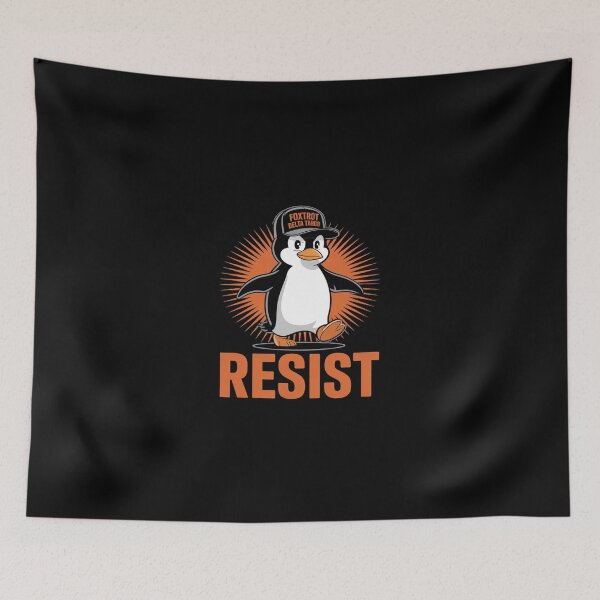 Item preview, Resist Penguin Activism designed and sold by SyntaxClaw.