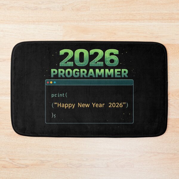 Artikelvorschau, Programmierer 2026 | print("Frohes Neues Jahr 2026") Programmier-Neujahrsgeschenk entworfen und verkauft von FUIRY .