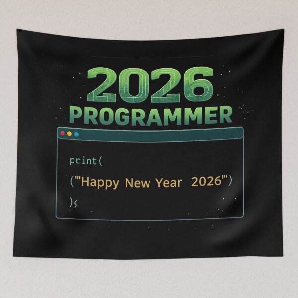 Item preview, 2026 Programmer | print("Happy New Year 2026") Coding New Year Gift designed and sold by FUIRY .
