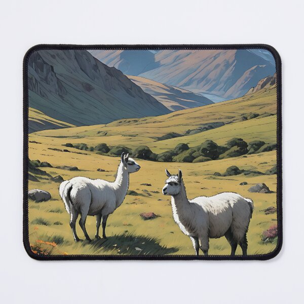 Item preview, Llamas on the Wind Plateau designed and sold by HorizonHues.