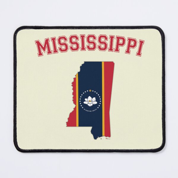 Item preview, Mississippi State Flag Map - The New Magnolia Pride designed and sold by mashmosh.